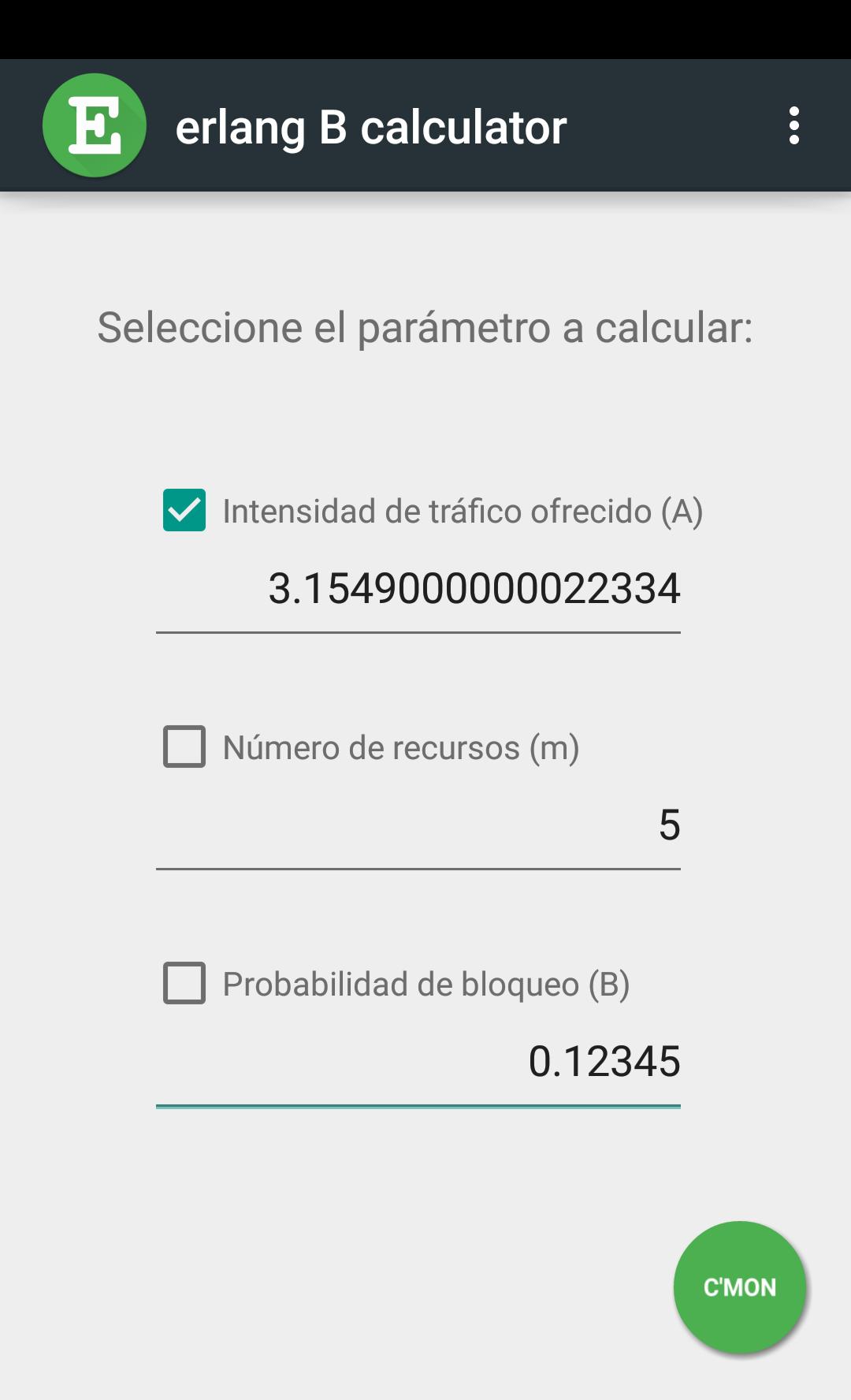 erlang B calculator APK for Android Download