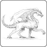 Como dibujar un dragón أيقونة