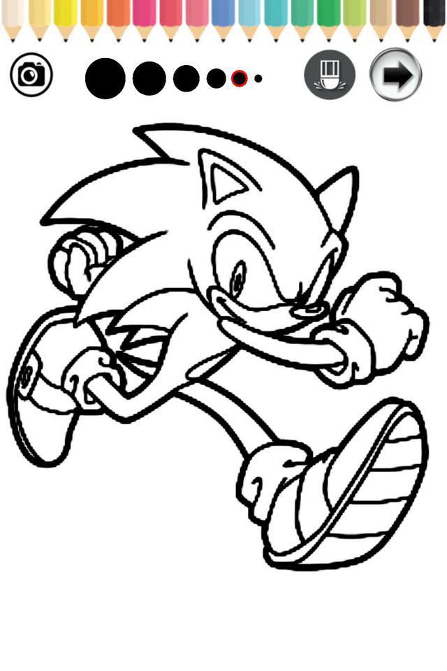 paint sonic color book game for android  apk download