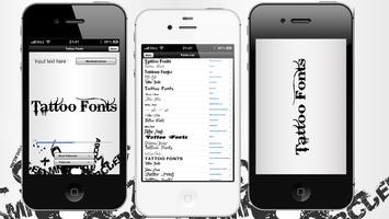 Text Tattoo Designer imagem de tela 1