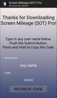 Screen Mileage (SOT) Pro Key capture d'écran 1