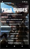 Field Guides for MHW poster