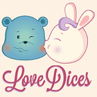 Icona Love Dices Bunny and Teddy