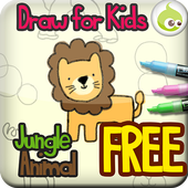 Draw for Kids, Jungle Animal icon