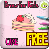 Draw for Kids, Cake icon