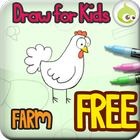 Draw for Kids, Farm Animal ícone