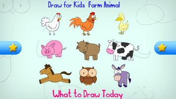 Draw for Kids, Farm Animal imagem de tela 2