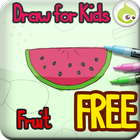 Draw for Kids, Fruit icône