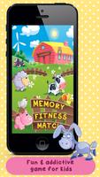 Best Memory Match Game 4 kids Affiche