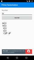 Prime Factorization poster