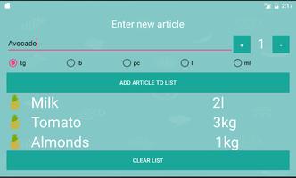 Grocery List imagem de tela 3