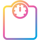 Cute weight tracker ícone