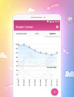 Cute weight tracker capture d'écran 1