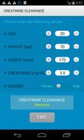 Creatinine Clearance Calc poster