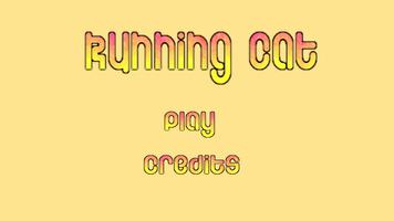 Running Cat Plakat