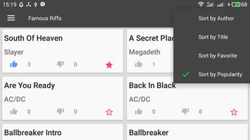 FamousRiffs স্ক্রিনশট 2