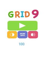 Grid 9 Puzzle Affiche