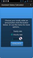 Assistant Salary Calculator Cartaz