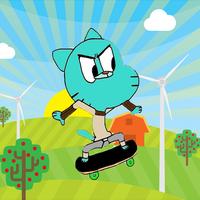 پوستر Gumball Skate Run