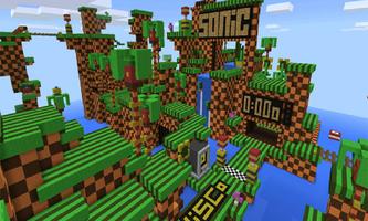 Map Sonic Parkour for MCPE Plakat