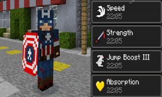 Mod Captein USA for MCPE Affiche