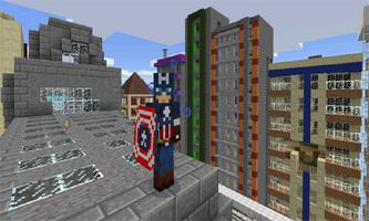 Mod Captein USA for MCPE 截图 1