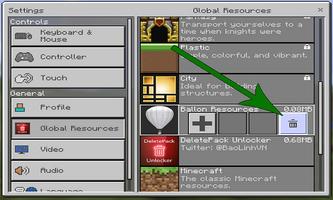 Mod DeletePack Unlocker for MCPE постер