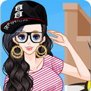 Fashion Style top model Dress aplikacja