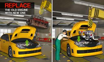 Car Mechanic Engine Overhaul - Auto Repair Shop 3D capture d'écran 1