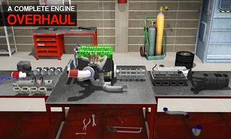 Car Mechanic Engine Overhaul - Auto Repair Shop 3D capture d'écran 2