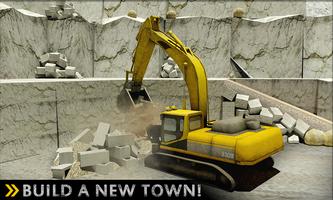 Cidad Construção Monte Dirigir: Crane Simulator 3D imagem de tela 3