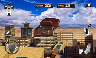 Rooftop Bike Stunts Car Escape screenshot 1