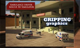 Ambulance Driver Rescue 3D Sim screenshot 1
