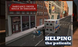 Ambulance Driver Rescue 3D Sim screenshot 2