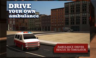 Ambulance Driver Rescue 3D Sim screenshot 3