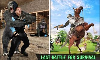Revenge of Apes: Jailbreak & Jungle Survival Story screenshot 3