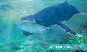 Blue Whale Survival Challenge - Angry Shark Attack capture d'écran 1