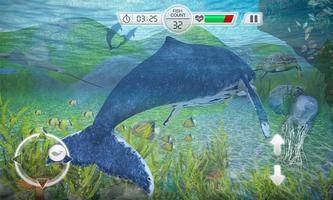 Blue Whale Survival Challenge - Angry Shark Attack syot layar 2