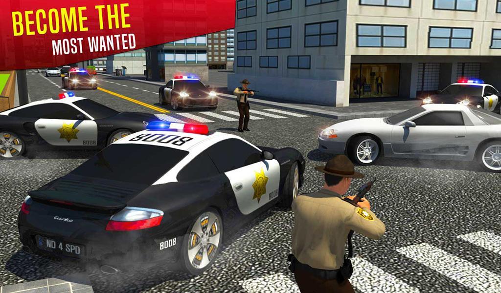 Mad City Auto Theft Crime Us Police Car Chase 3d For Android Apk Download - racing every car in mad city roblox
