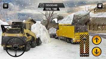 Euro Snow Dump Truck Driver screenshot 1