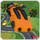 Futuristic Blocky Flying Car আইকন