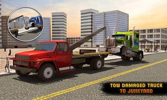 Old Car Junkyard Simulator: Tow Truck Loader Games poster