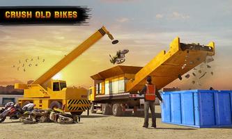Old Car Junkyard Simulator: Tow Truck Loader Games ảnh chụp màn hình 1