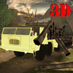 Log Transporter Cargo Truck 3D