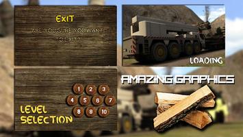 Log Transporter Cargo Truck 3D screenshot 3