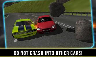 Landslide Car Crash Hill Climb poster