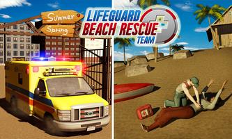 Summer Beach Coast Guard: Jet Ski Rescue Team poster