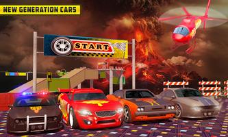New Generation Mc Queen Car Racing: Floor is Lava poster