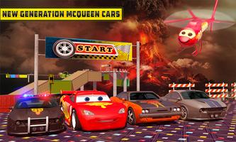 New Generation McQueen Cars Racing: Floor is Lava poster