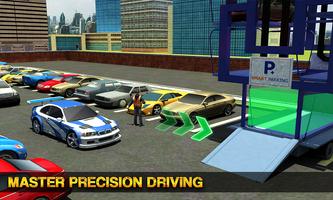 Pintar Mobil Parkir Derek Sopir 3D Sim: Bertingkat screenshot 2